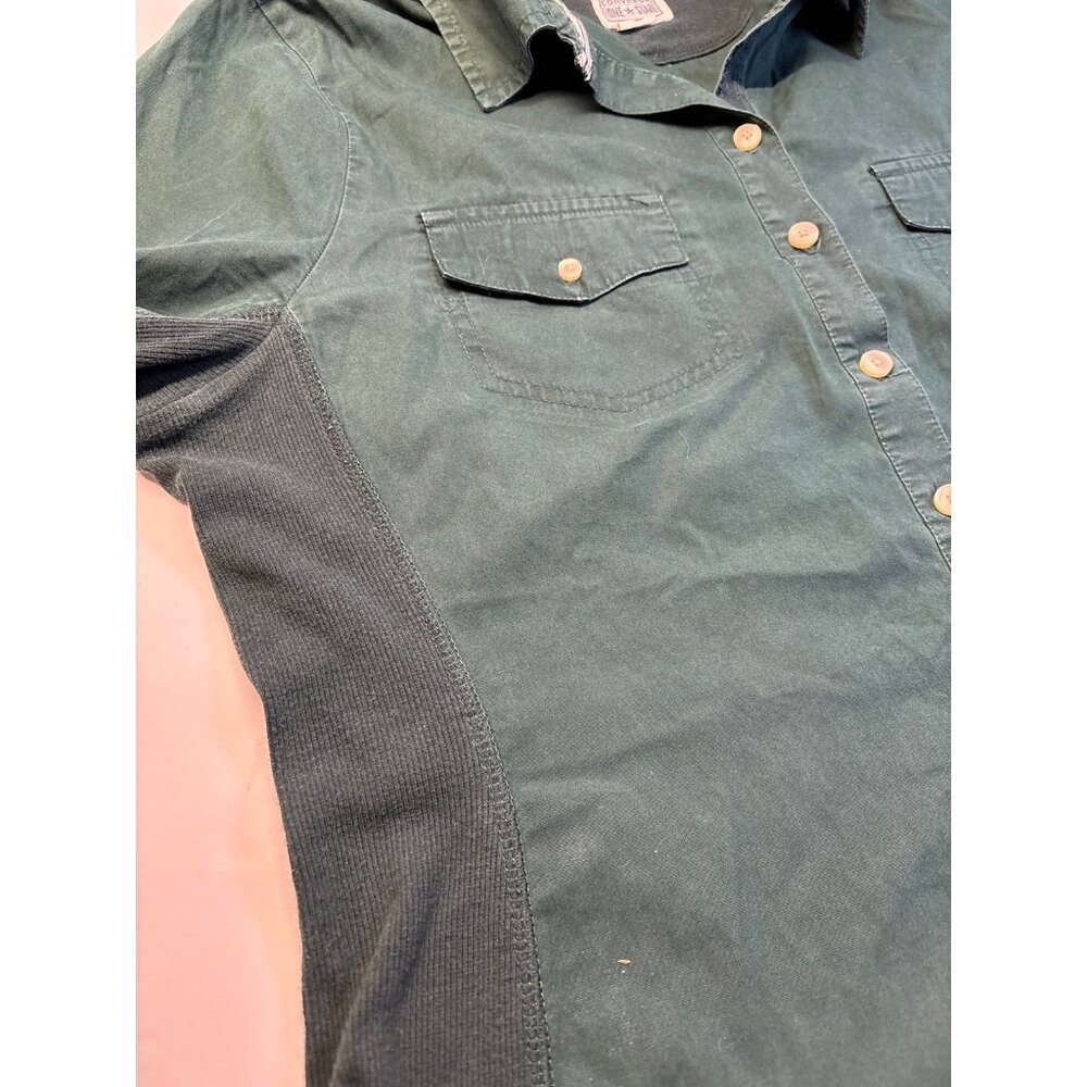 Converse Green Button Down Shirt (large) - Picture 4 of 7